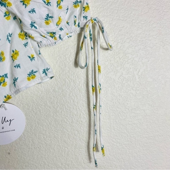 Princess Polly Moresby Crop Top White NWT Size: 8 - Picture 4 of 7